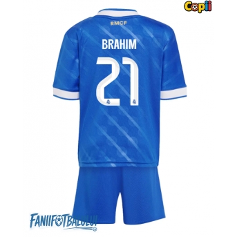 Real Madrid Brahim Diaz #21 Echipament de Fotbal Replică 2025-26 Copii Treilea (+ Șorturi)